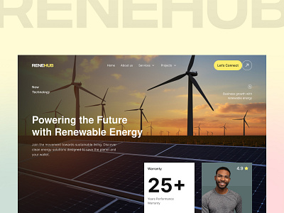 Renewable Energy Landing Page eco friendly ecology energy landing page green energy renewable energy landing page renewable energy website renewable energy website design renewable web design solar energy landing page solar energy website solar landing page solar panel solar panel website design sustainability sustainable energy sustainable energy landing page sustainable energy website turbine energy wind energy windmill