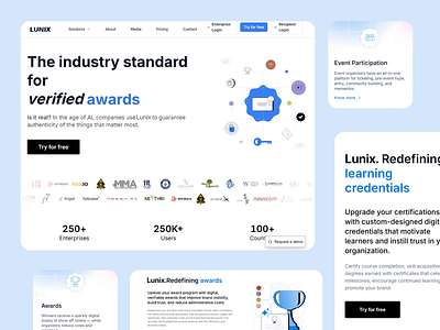 Verified Digital Awards & Credentials ai trust authentication ux award verification blockchain security clean ui corporate ui digital certification digital credentials fintech ux interactive ui learning ux minimal ui motion graphics saas design smart contracts ux ui verification motion design web dashboard web3 identity