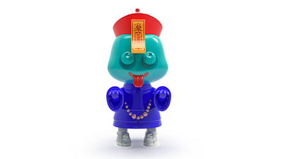 粽比设计师搪胶玩具 ZONGBI Designer Toy 3d branding