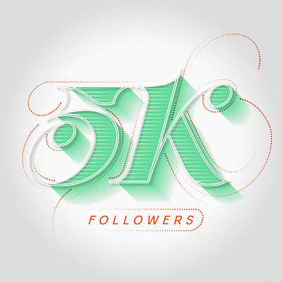 5K Followers 🙏 branding custom type design font design letter design lettering type design typography