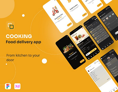 🍔 Food Delivery App UI – Order Your Favorite Meals Instantly! ui