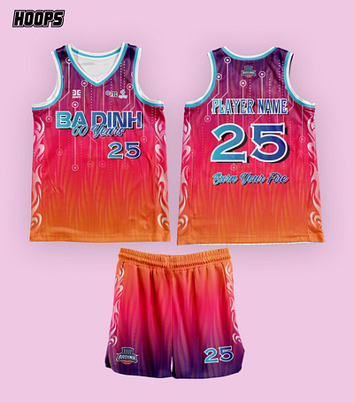 BA DINH 60TH basketballjersey