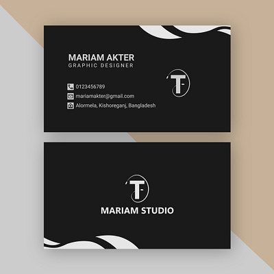 Simple business card design b branding business card business card design design graphic design illustration photoshop vector