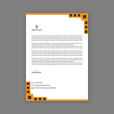 Letterhead Design design graphic design illustration letterhead letterhead design photoshop vector