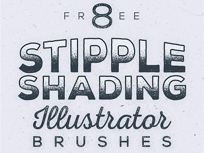 Free Stipple Shading Illustrator Brushes free illustration illustrator resources shading stipple