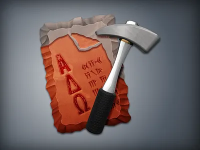 Stone slab hammer slab stone