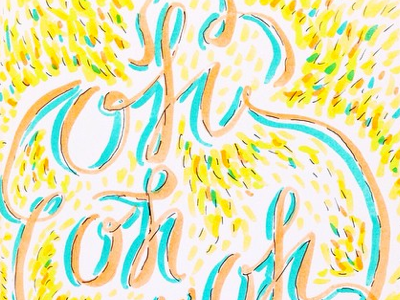 It's Magic You Know design drawing elo faber castell hand done type handdrawn handlettered music sketch type typography