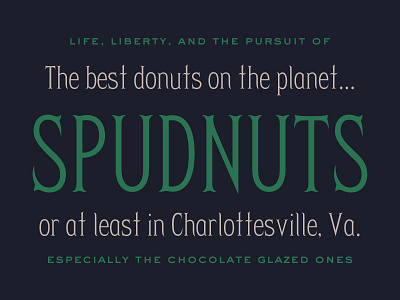 Herschel™: Official Update #1 - Adding Lowercase charlottesville design flared serif font herschel lowercase spudnuts tried and true typeface update uppercase virginia