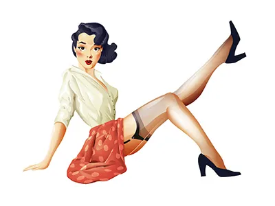 Miss colors illustration illustrator japanese sushi vector