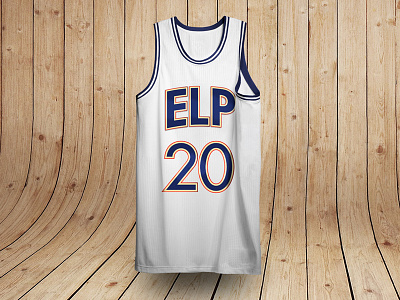 El Paso Lonestars' Home Jersey basketball design graphic jersey sports star