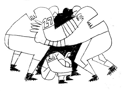 Huddle sketch