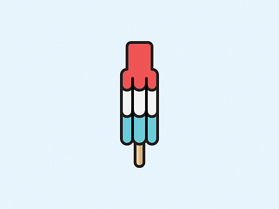 Bomb Pop bomb pop design iconography illustration illustrator stroke