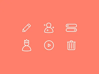 Icon set app icon icons illustration outline tbnt