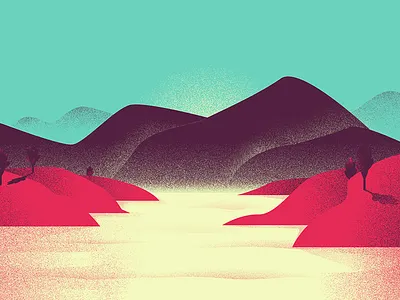 Minimalist Landscape illustration lanscape minimalist simple