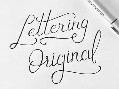 Lettering copic cursive font handlettering handmade lettering original type