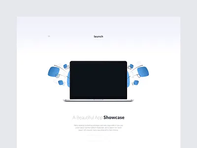 OS X App Landing Page (WIP) app showcase application showcase landing landing page mac app osx app