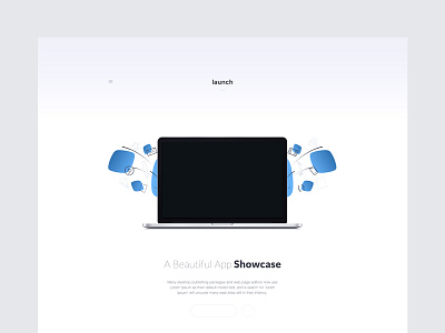 OS X App Landing Page (WIP) app showcase application showcase landing landing page mac app osx app