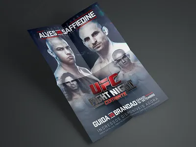 UFC Poster Study fight poster ufc