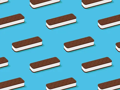 Summer is Coming ice cream ice cream sandwiches pattern summer summer of ice cream sandwiches