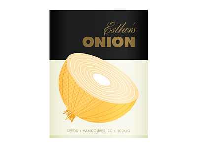 Onion Seeds illustration onion packaging seeds vector vegetable