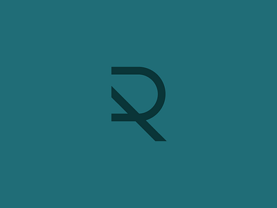 R lines logo minimal r simple