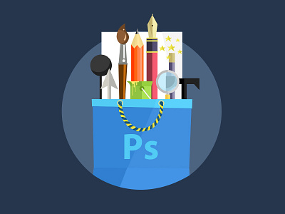 Photoshop Tool Kit!! design flat icon illustration photoshop simple tools ui ux web