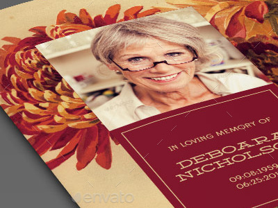 Memorial Funeral Program Template funeral memorial service program obituary older woman program for funeral program templates psd red remembrance rockibee template for funeral program