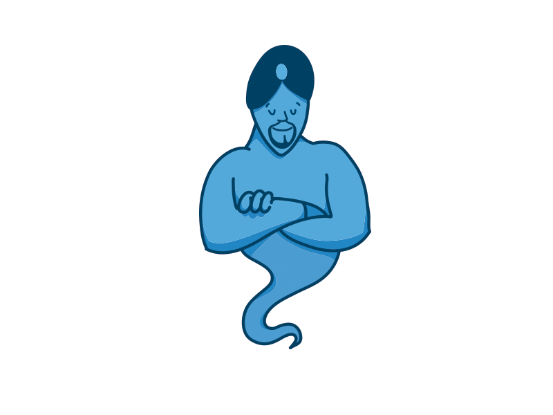 Example of Genie Illustration