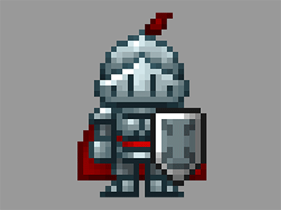 Knight - Pixel Game Character 2d character design game art pixel art