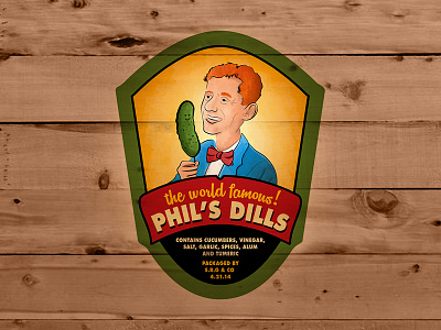 Phil's Dills brand label