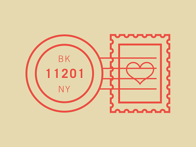 Spread Love badge brooklyn print design stamp