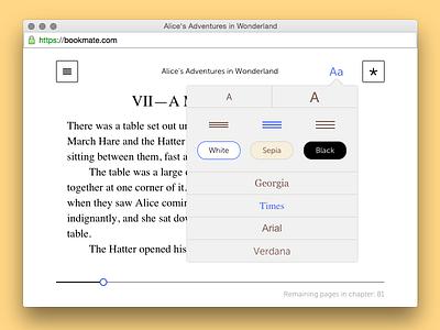 Bookmate reader bookmate multiplatform reader responsive ui ux web