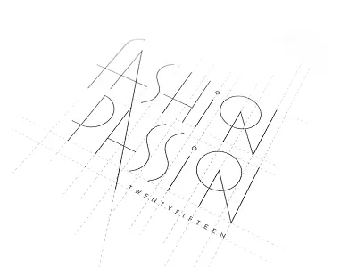 Fashion Passion 2015 fashion lettering line type