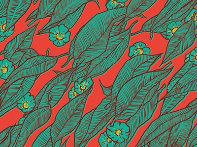 Leafy Flowerers apparel chris design fashion illustration kid pattern some somekidchris wojcicki