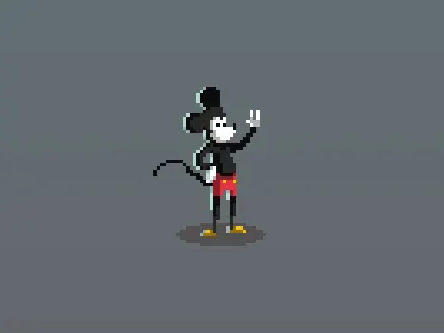 pixel mickey mickey mouse pixel