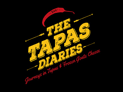 The Tapas Diaries Logo Concept concept food logo tapas