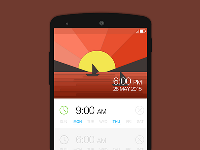 Material Design inspired wallpaper! app clean design flat interface material mobile simple ui ux