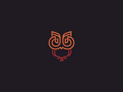 Sweet Owlet bird brand design eyes logo mark overlapping owl owlet scale sweet symbol