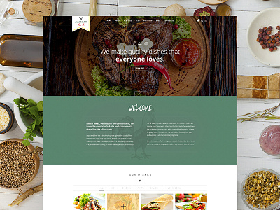 Food Home avathemes beautiful food new theme restaurant tasty themeforest web website