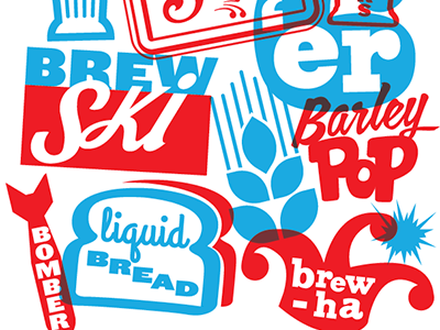Posters & Pints Two beer overlay slang