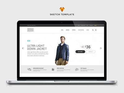 Storex Shopping Site & Blog Template blog filter inspiration light list product sketch store storex