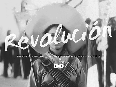 Revolución Rides bicycle branding cycles logo