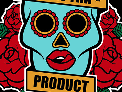 Woke Apparel - Sugar Skull apparel banner diadelosmuertos lips roses shirt skull snowtheproduct streetwear sugarskull vector woke