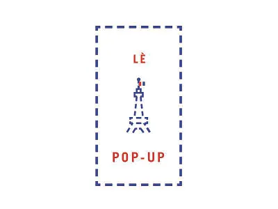 Le Pop-Up graphic design illustration logo