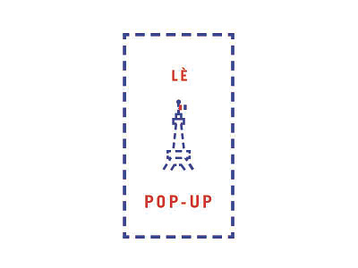 Le Pop-Up graphic design illustration logo