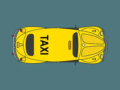 Taxi icon line outline icons