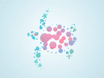Bubble Turtle bubble illustration turtle