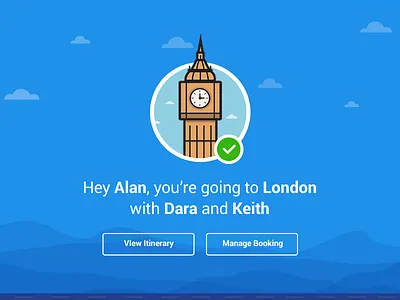 Travel Itinerary illustration itinerary journey london travel trip