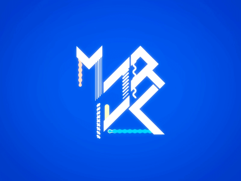 Logo animation animation glitch logo motion