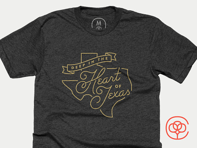 Deep In The Heart Of Texas CB cottonbureau deep in the heart of texas script shirt texas